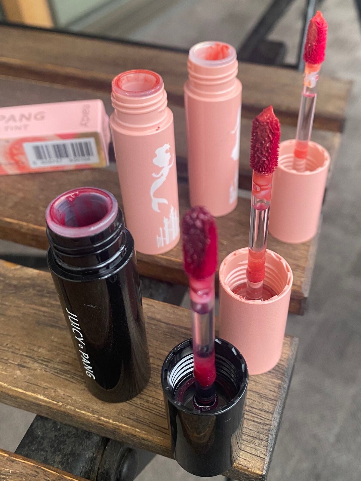 アピュー ジューシーパン スパークリングティント/A’pieu/口紅を使ったクチコミ(2枚目)