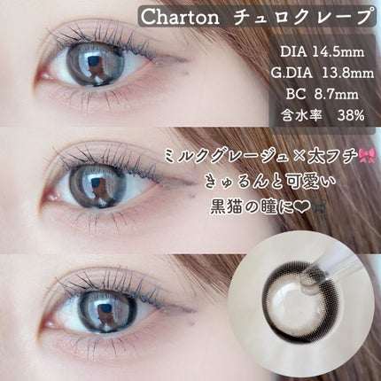 Charton 1day/Charton/ワンデー(1DAY)カラコンを使ったクチコミ(2枚目)
