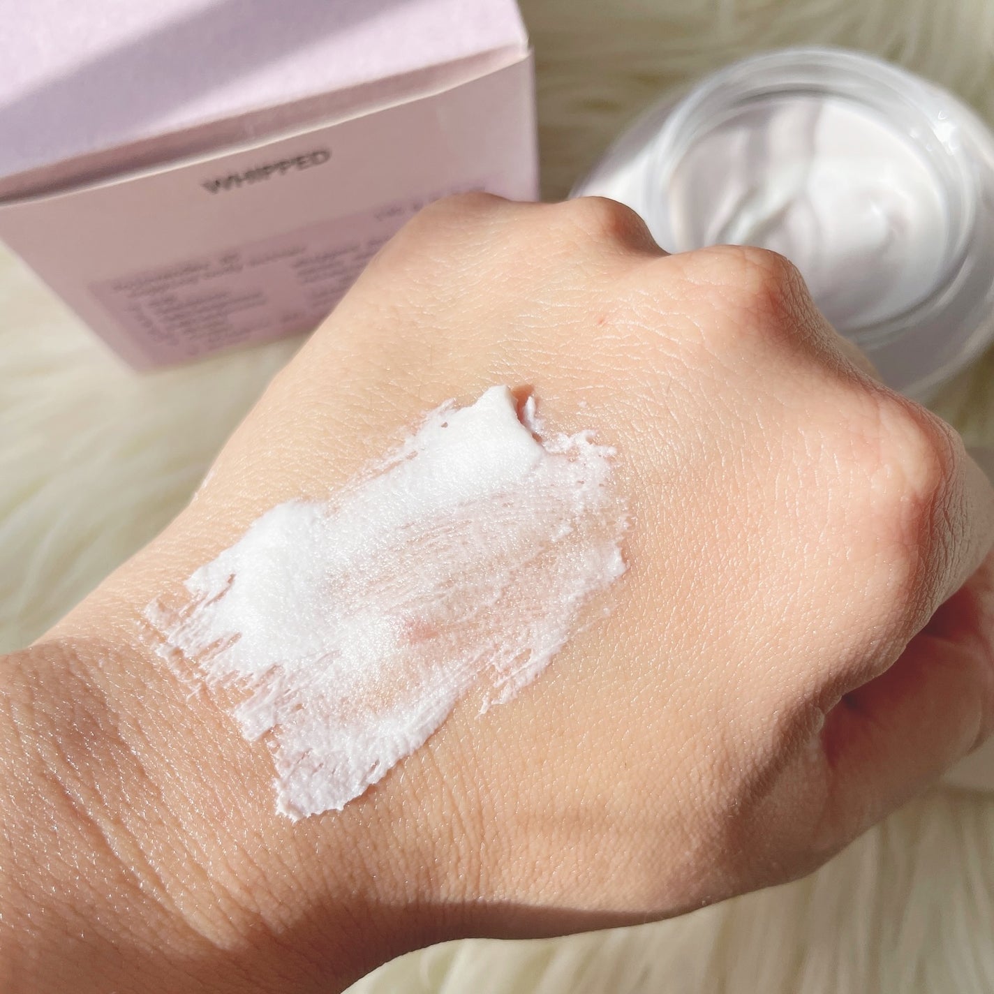 ホイップドホホベンダーヴィーガントッピングボディバター/WHIPPED/ボディクリームを使ったクチコミ(5枚目)