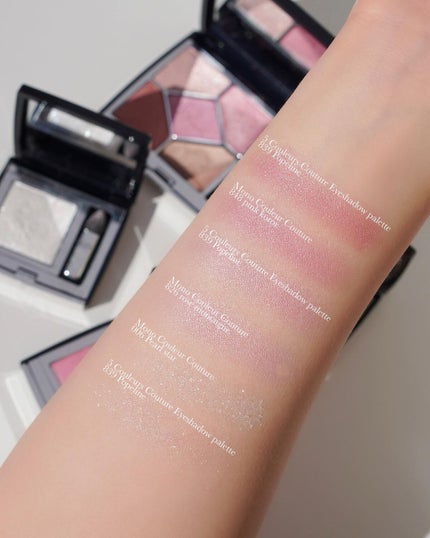 モノ クルール クチュール 826 ローズ モンテーニュ/Dior/単色アイシャドウを使ったクチコミ(2枚目)