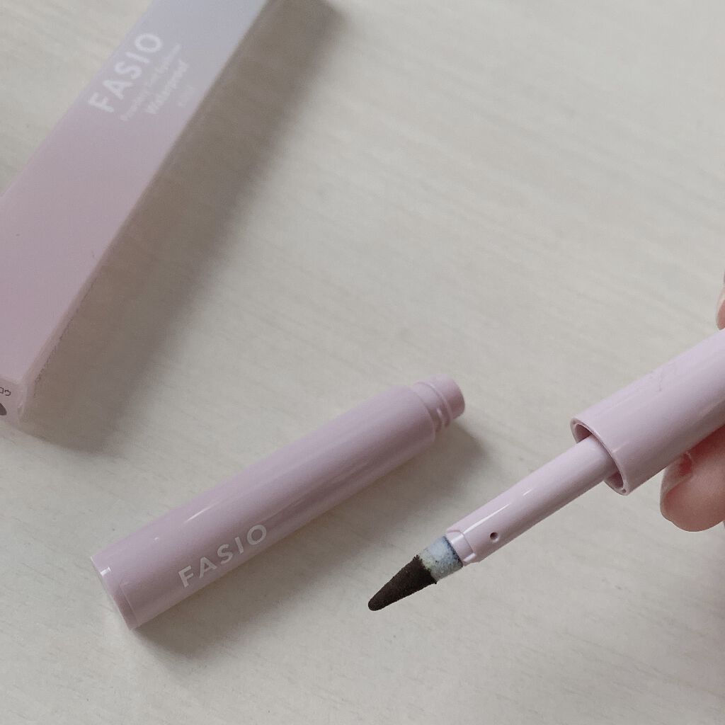 パウダリーティント アイブロウ 02 ブラウン/FASIO/眉ティントを使ったクチコミ（2枚目）
