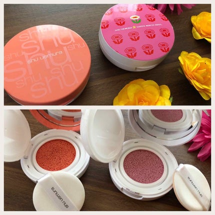 フレッシュ クッションブラッシュ/shu uemura/ジェル・クリームチークを使ったクチコミ(4枚目)