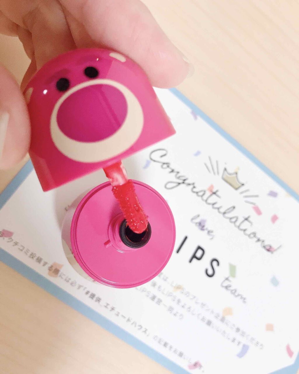 TS ジェリームースティント/ETUDE/口紅を使ったクチコミ(3枚目)