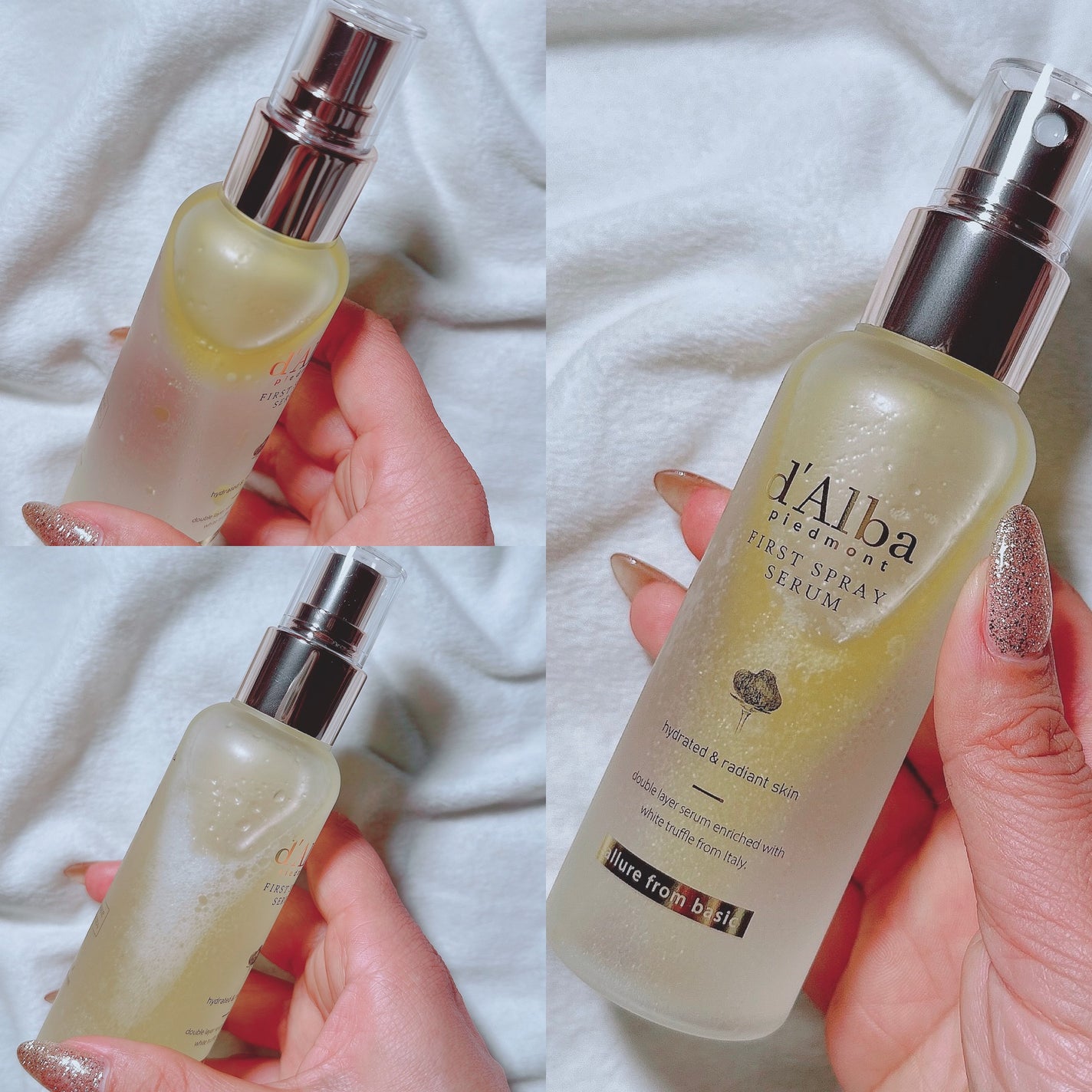 ダルバ ホワイトトリュフファーストスプレーセラム/ダルバ/ミスト状化粧水を使ったクチコミ(3枚目)