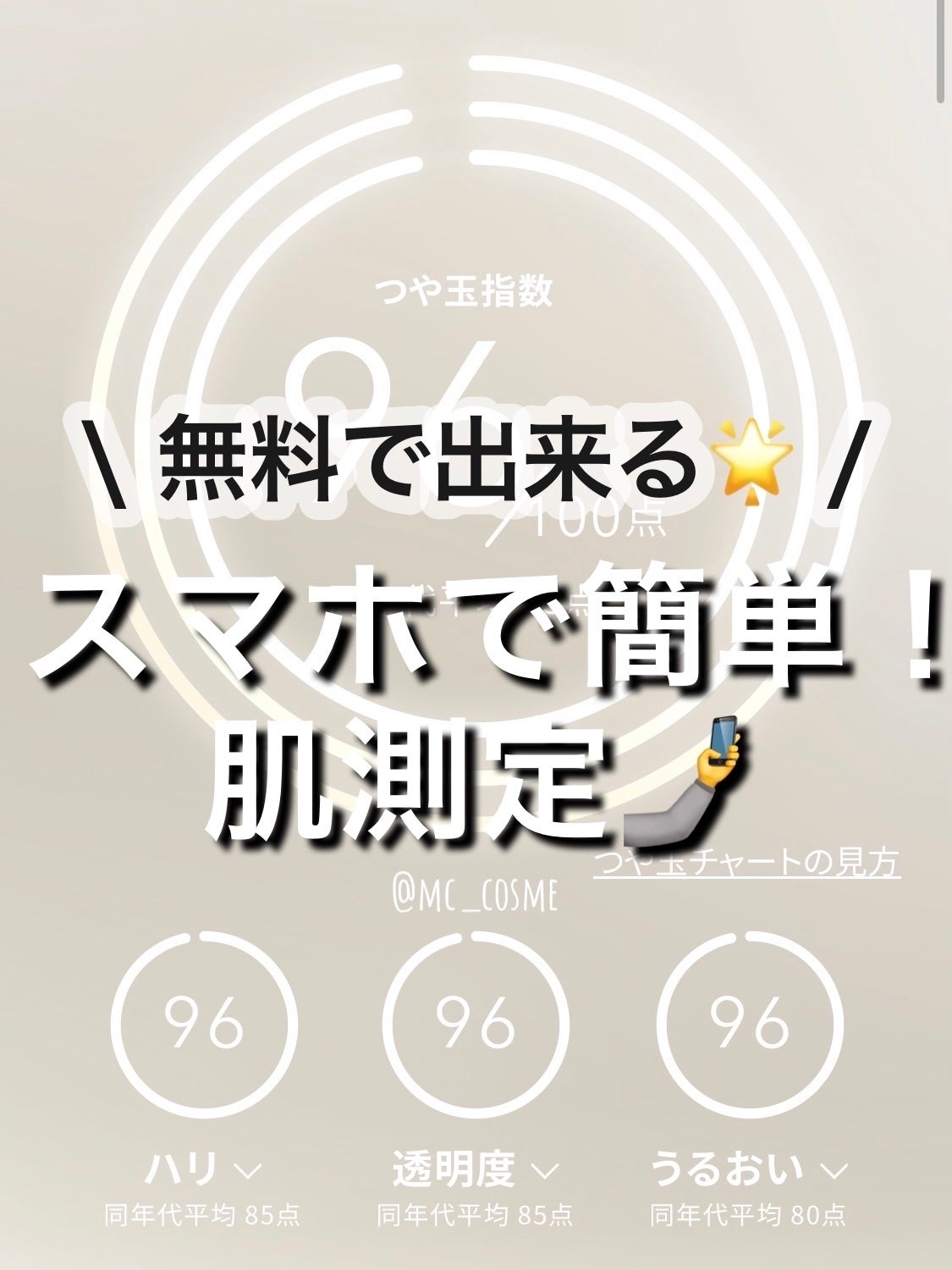 moca☁️フォロバはコメントください🙇♀️ on LIPS 「無料でできる!スマホで簡単肌測定💫💫なんと、エリクシールクラブ..」(1枚目)