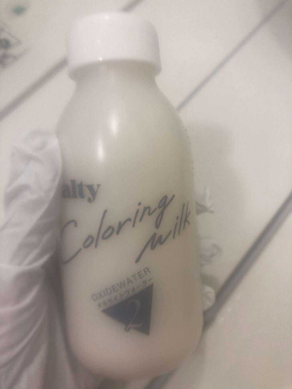 カラーリングミルク【旧】/パルティ/ヘアカラーを使ったクチコミ(3枚目)