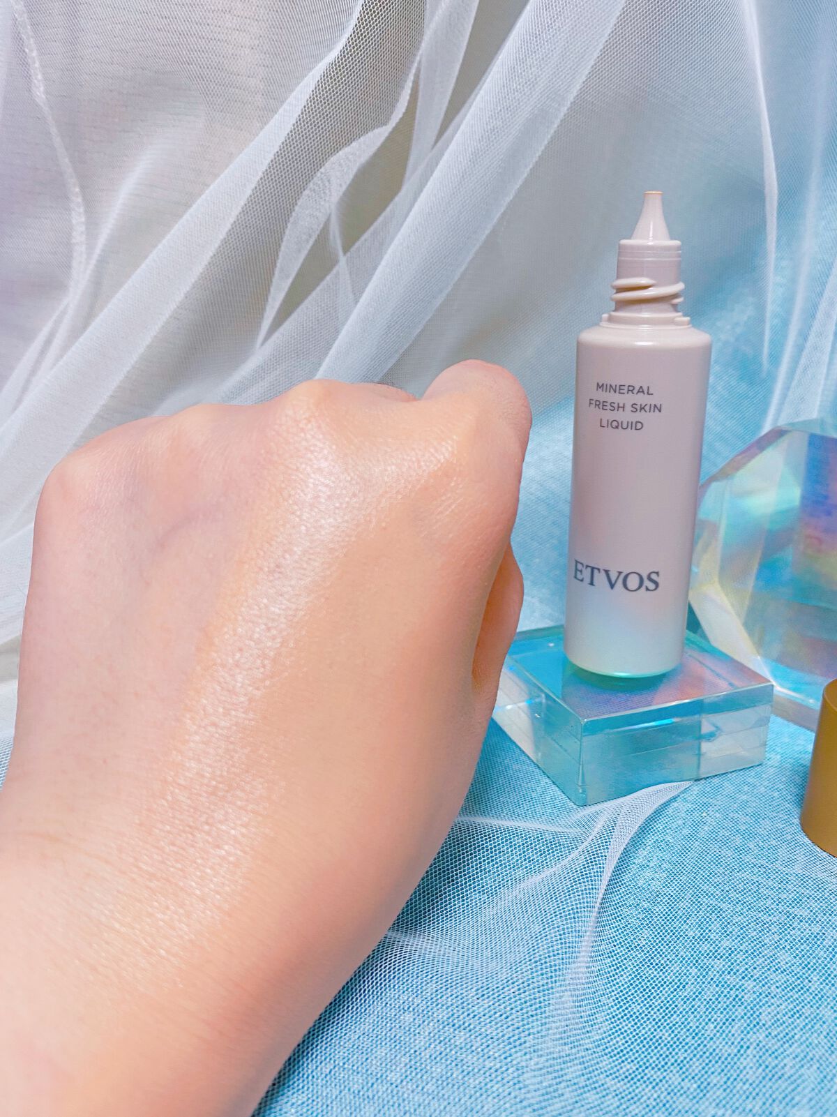 ミネラルフレッシュスキンリキッド/エトヴォス/リキッドファンデーションを使ったクチコミ(6枚目)