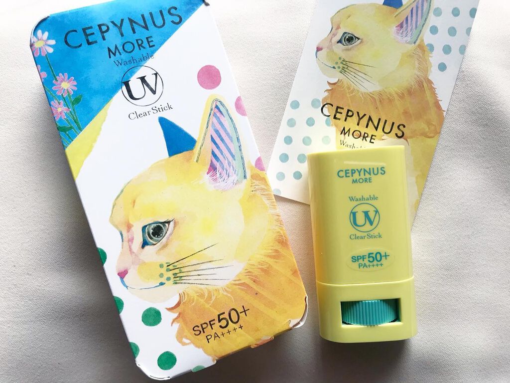 ウォッシャブル UV クリアスティック/CEPYNUS MORE(セピナス モア)/日焼け止めスティックを使ったクチコミ（1枚目）