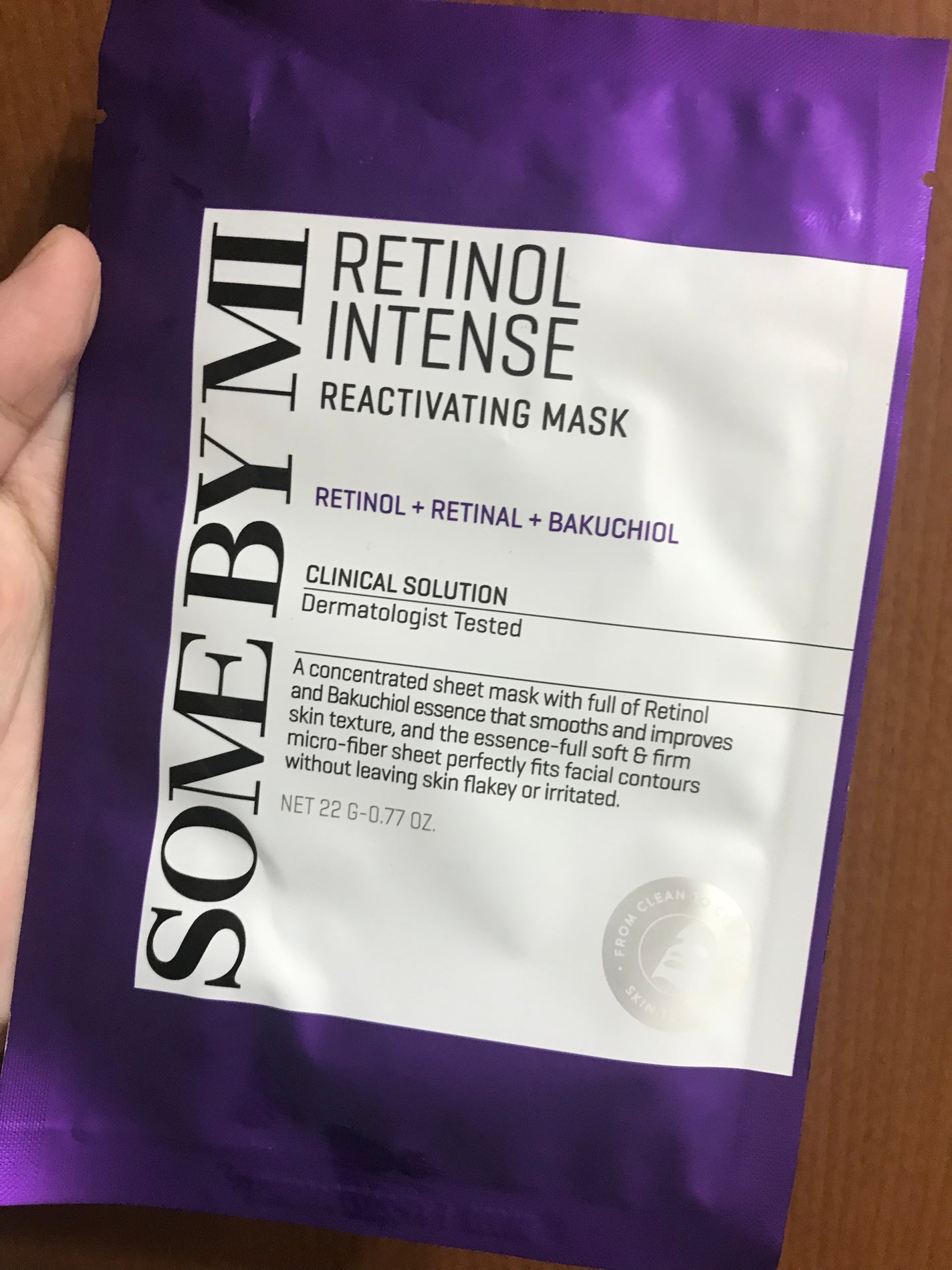 レチノールインテンスリアクティベーションマスク/SOME BY MI/シートマスク・パックを使ったクチコミ(1枚目)