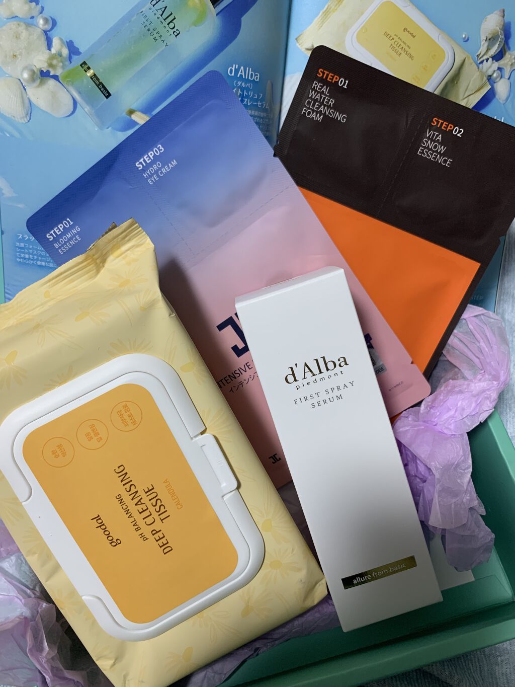 カレンデュラphバランシングディープクレンジングティッシュ 80枚入り/goodal/クレンジングシートを使ったクチコミ（1枚目）