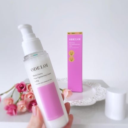 ブラックチェリー毛穴収縮クリーム ルフティグ/ODELOI/フェイスクリームを使ったクチコミ(2枚目)