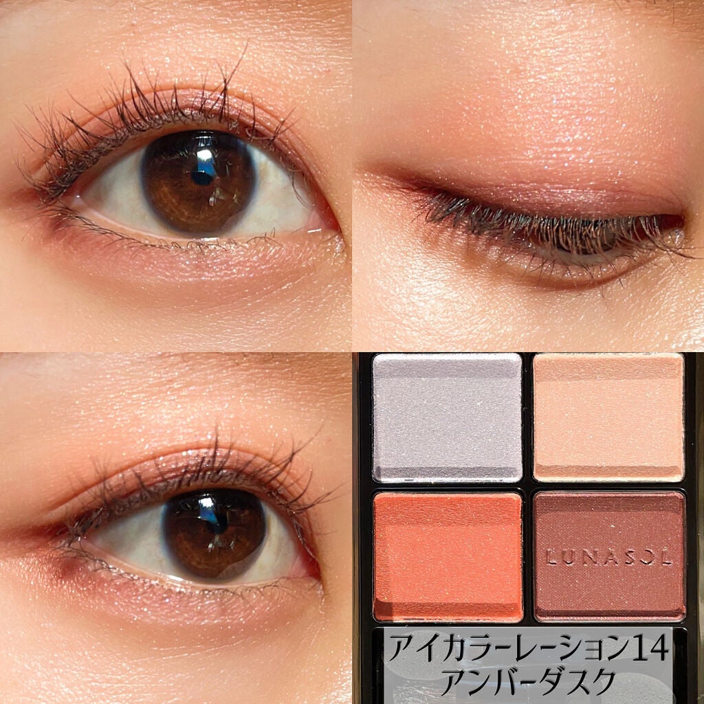 アイカラーレーション/LUNASOL/アイシャドウパレットを使ったクチコミ(9枚目)
