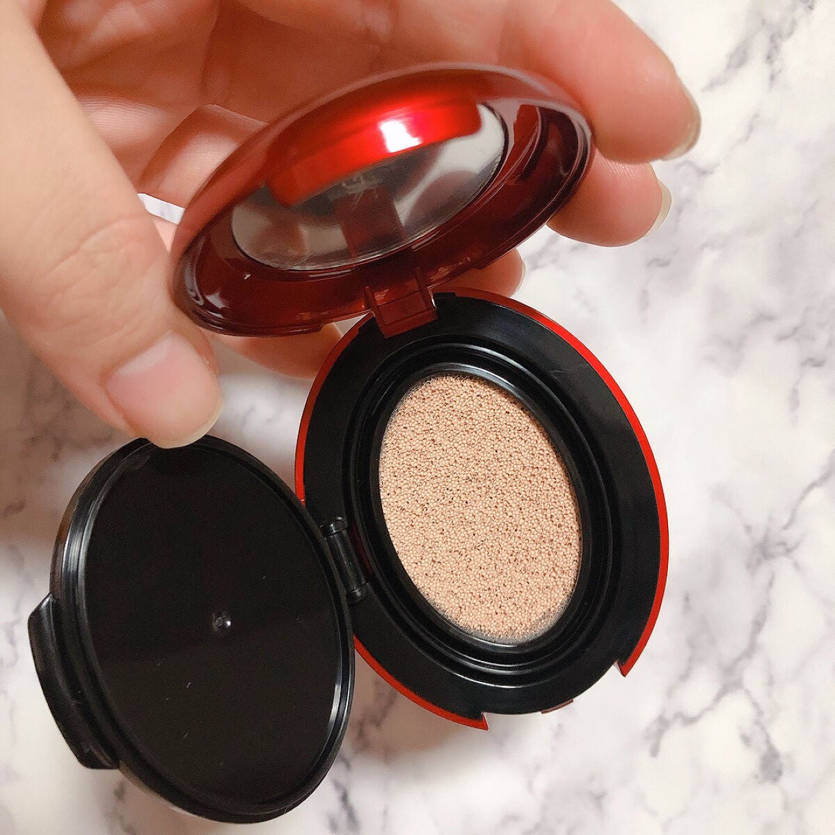 マスク フィット レッド クッション/TIRTIR(ティルティル)/クッションファンデーションを使ったクチコミ(3枚目)