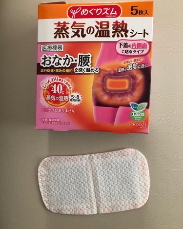 蒸気の温熱シート 下着の内側面に貼るタイプ/めぐりズム/その他を使ったクチコミ（1枚目）