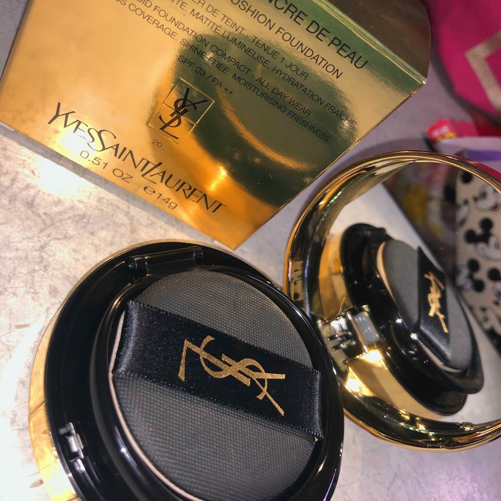 アンクル ド ポー ルクッション/YVES SAINT LAURENT BEAUTE/クッションファンデーションを使ったクチコミ(1枚目)
