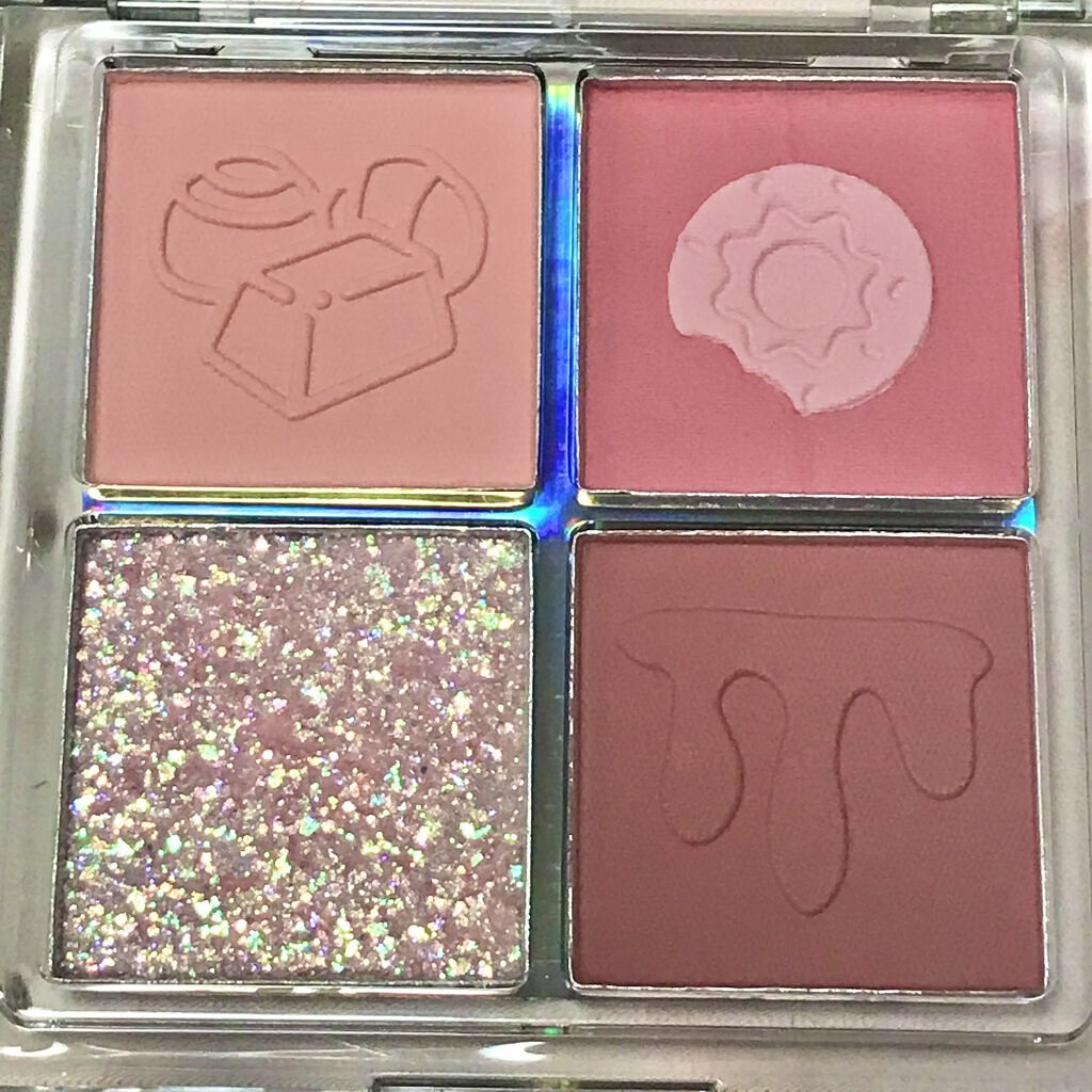 ZEESEAデザートコレクション４カラーアイシャドウパレット/ZEESEA/アイシャドウパレットを使ったクチコミ（2枚目）