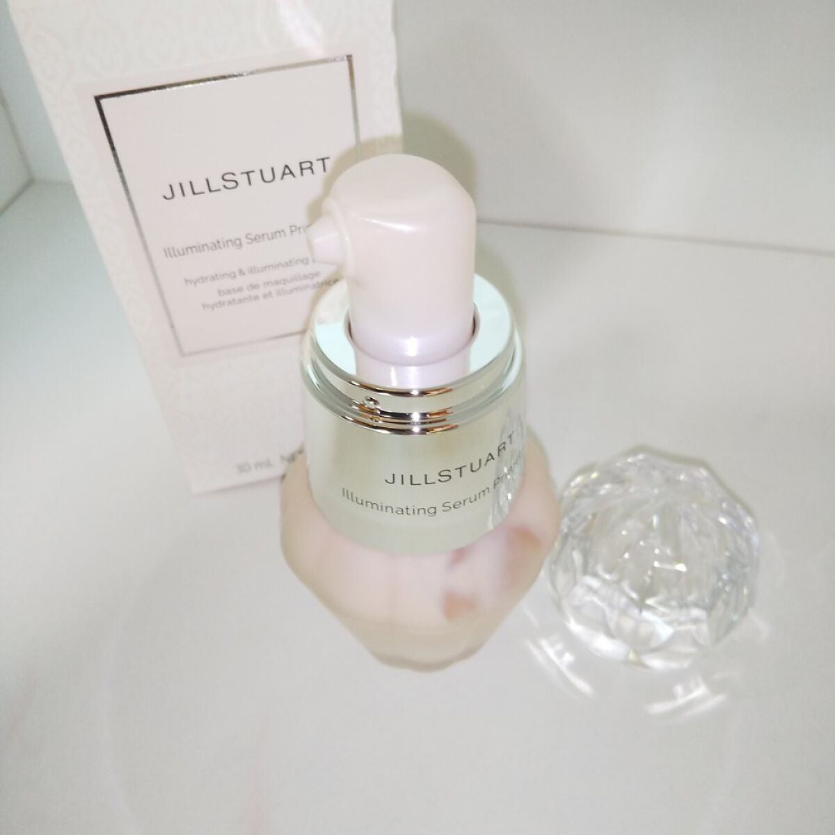 ジルスチュアート イルミネイティング セラムプライマー UV/JILL STUART/化粧下地を使ったクチコミ(4枚目)