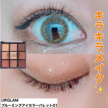 UR GLAM　BLOOMING EYE COLOR PALETTE/U R GLAM/アイシャドウパレットを使ったクチコミ（1枚目）