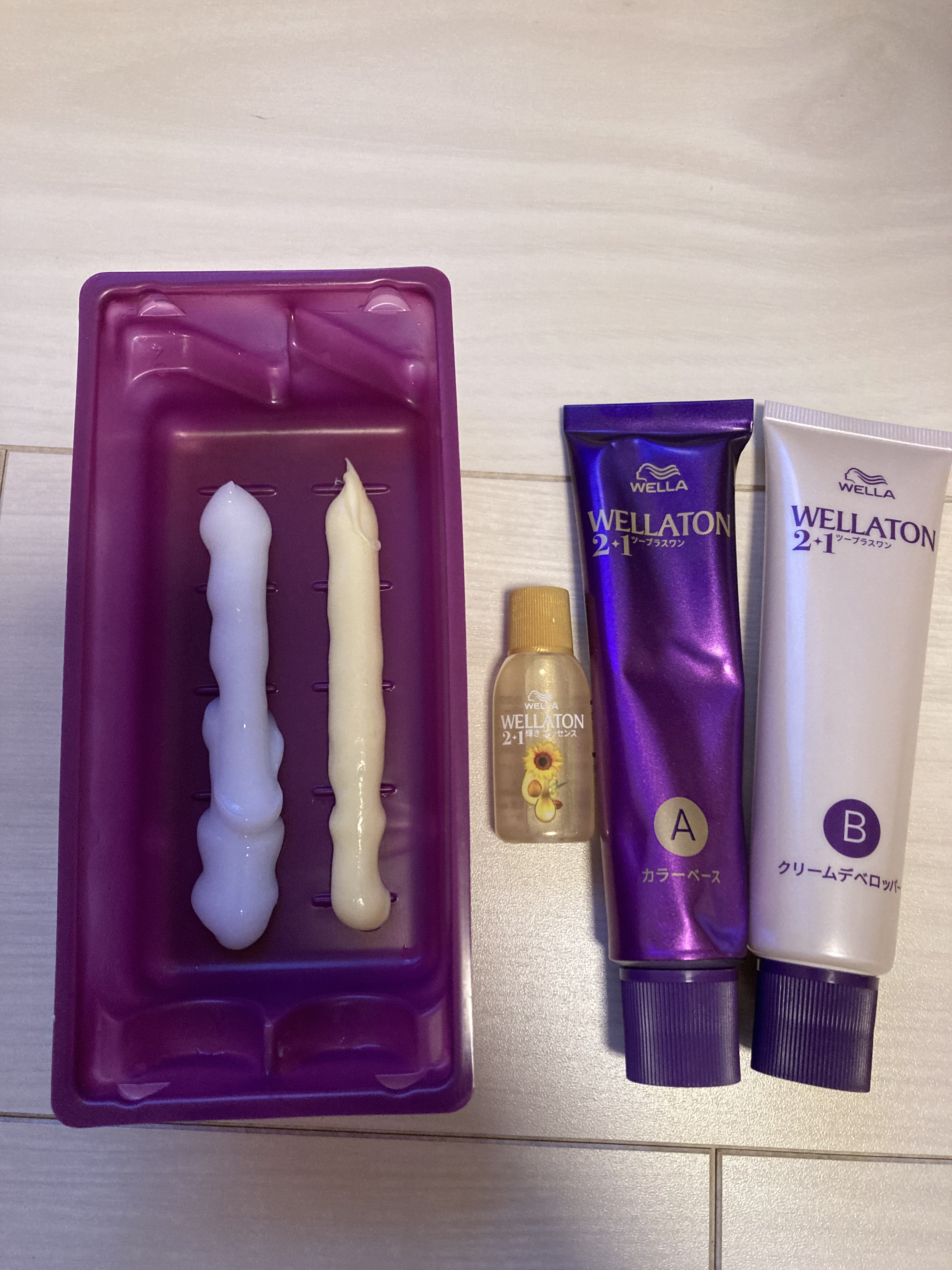 ウエラトーン ツープラスワン クリームタイプ 7G/ウエラ/ヘアカラーを使ったクチコミ（2枚目）