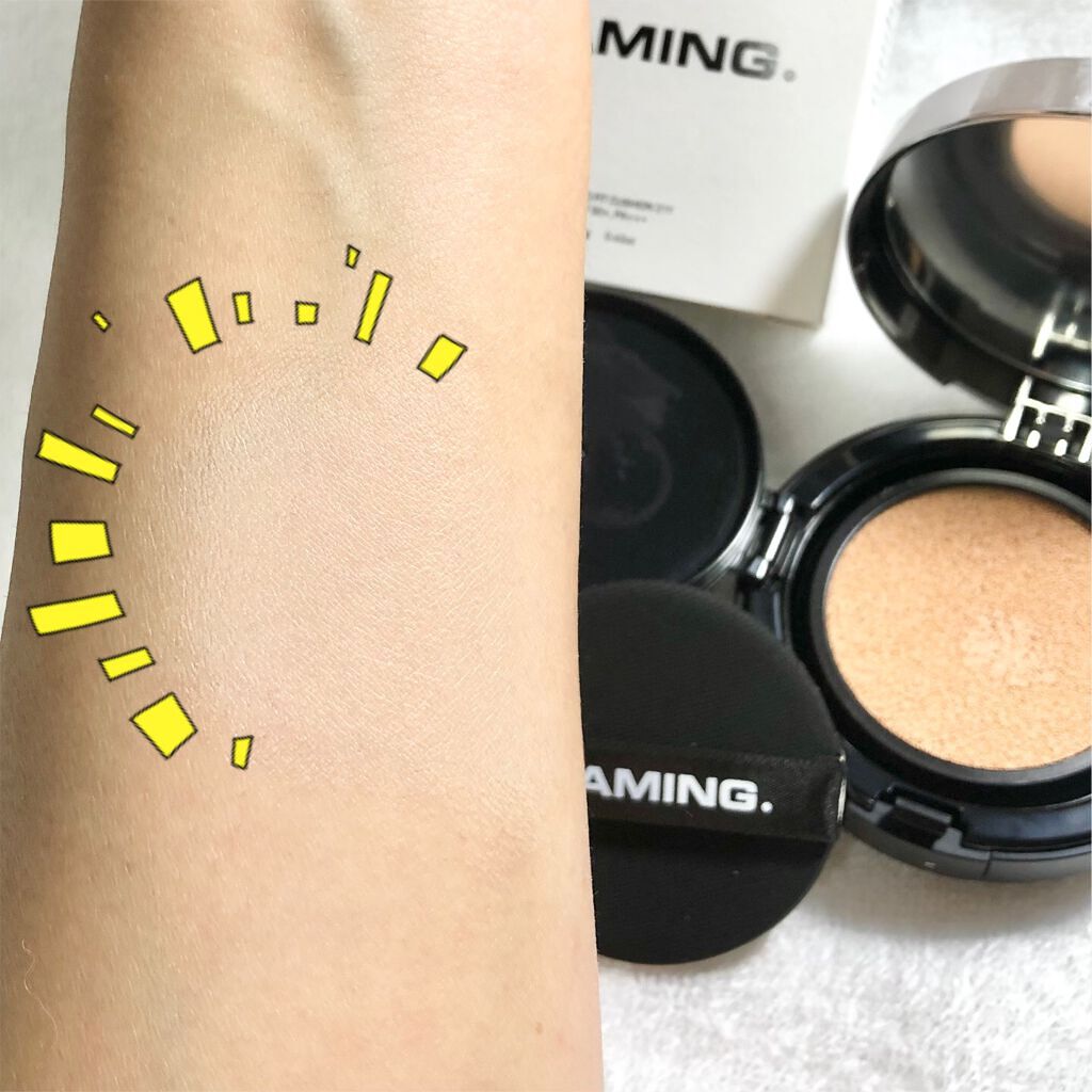 ネーミング レイヤード フィットクッション/NAMING./クッションファンデーションを使ったクチコミ(4枚目)