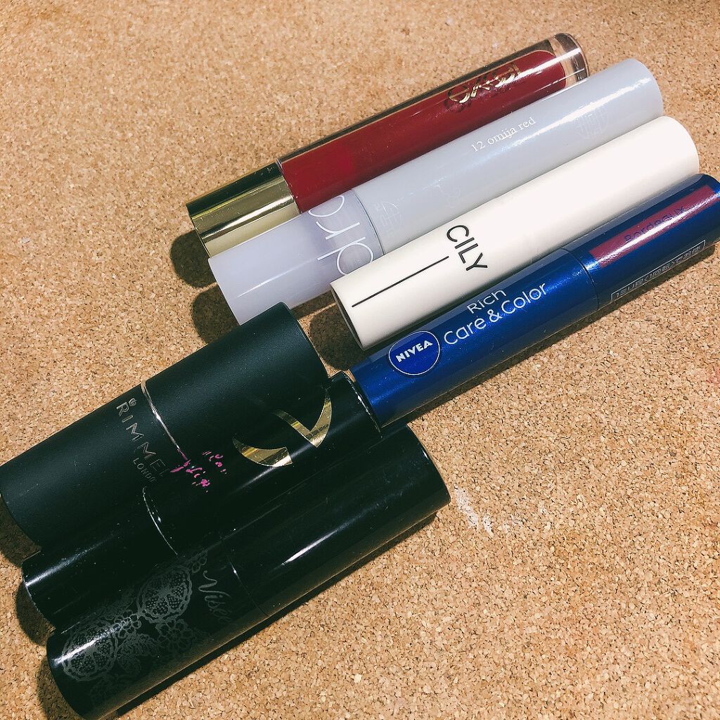 モイストケアリップ LP04 チェリーレッド/excel/口紅を使ったクチコミ（1枚目）