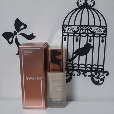 GIVERNY⁡
⁡カバーファンデーション 30ml⁡
⁡21号 SPF30 PA++⁡
⁡⁡
⁡お試しさせていただきました*°⁡
⁡⁡
⁡☑️保湿力があり、みずみずしい。⁡
⁡☑️血色感が出る⁡
⁡☑