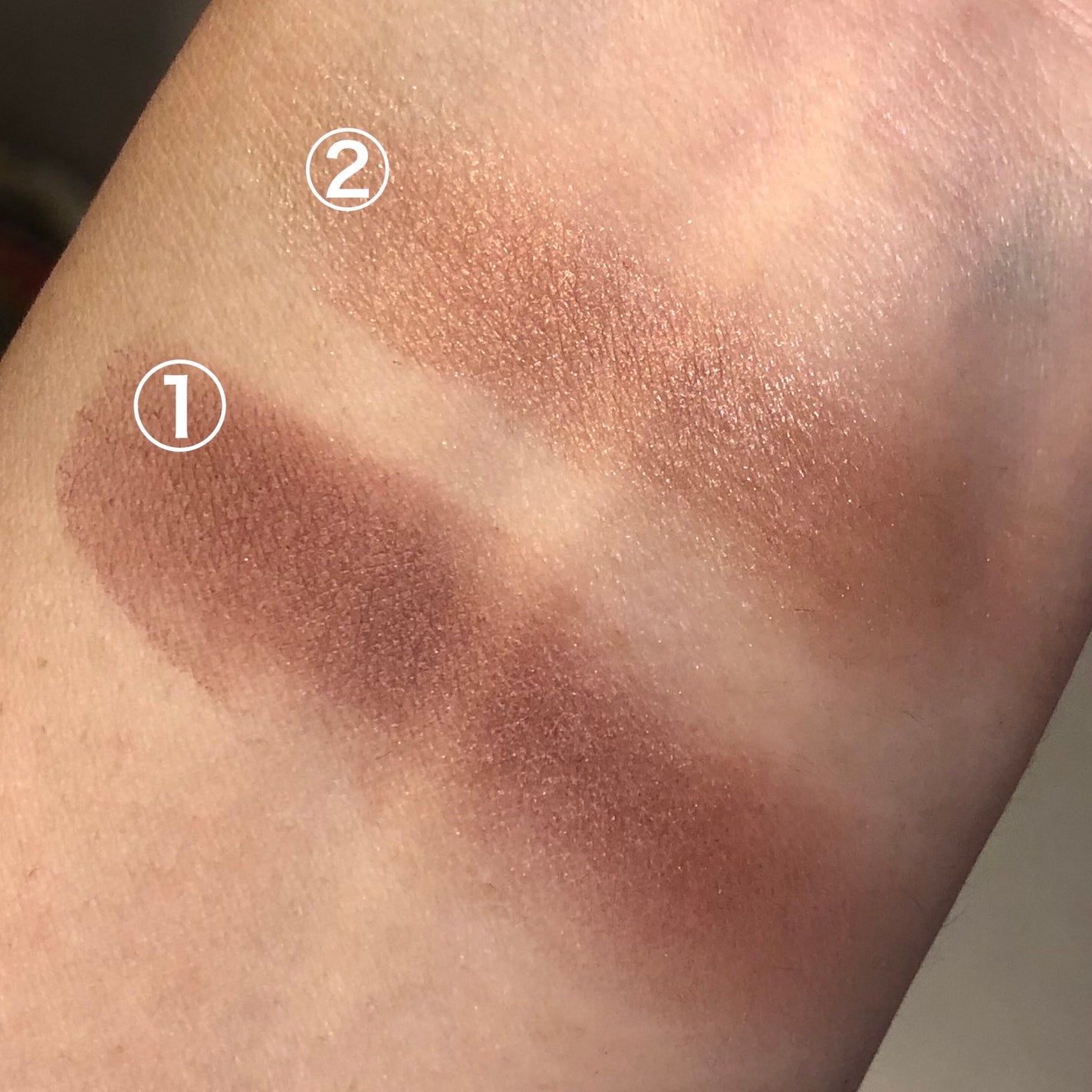 ツイン カラー アイシャドウ/ちふれ/アイシャドウパレットを使ったクチコミ(3枚目)