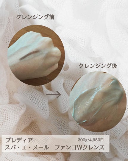 プレディア スパ・エ・メール ファンゴ W クレンズ/Prédia/クレンジングクリームを使ったクチコミ(3枚目)