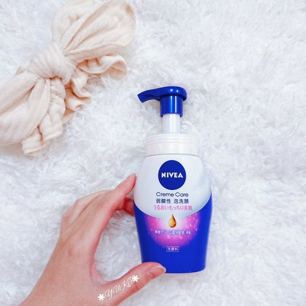 ニベア クリアビューティー弱酸性泡洗顔 もっちり美肌/ニベア/泡洗顔を使ったクチコミ(1枚目)
