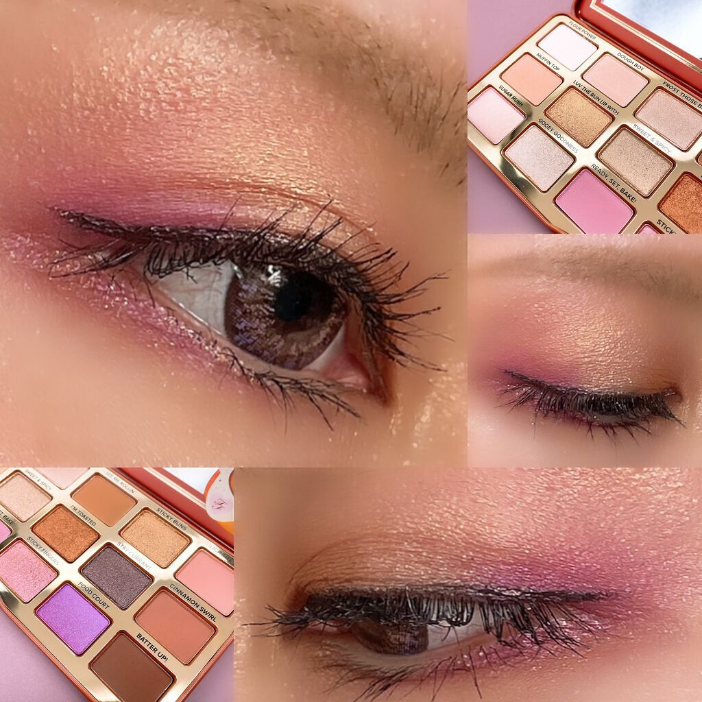 シナモン スワール アイシャドウ パレット/Too Faced/アイシャドウパレットを使ったクチコミ（3枚目）