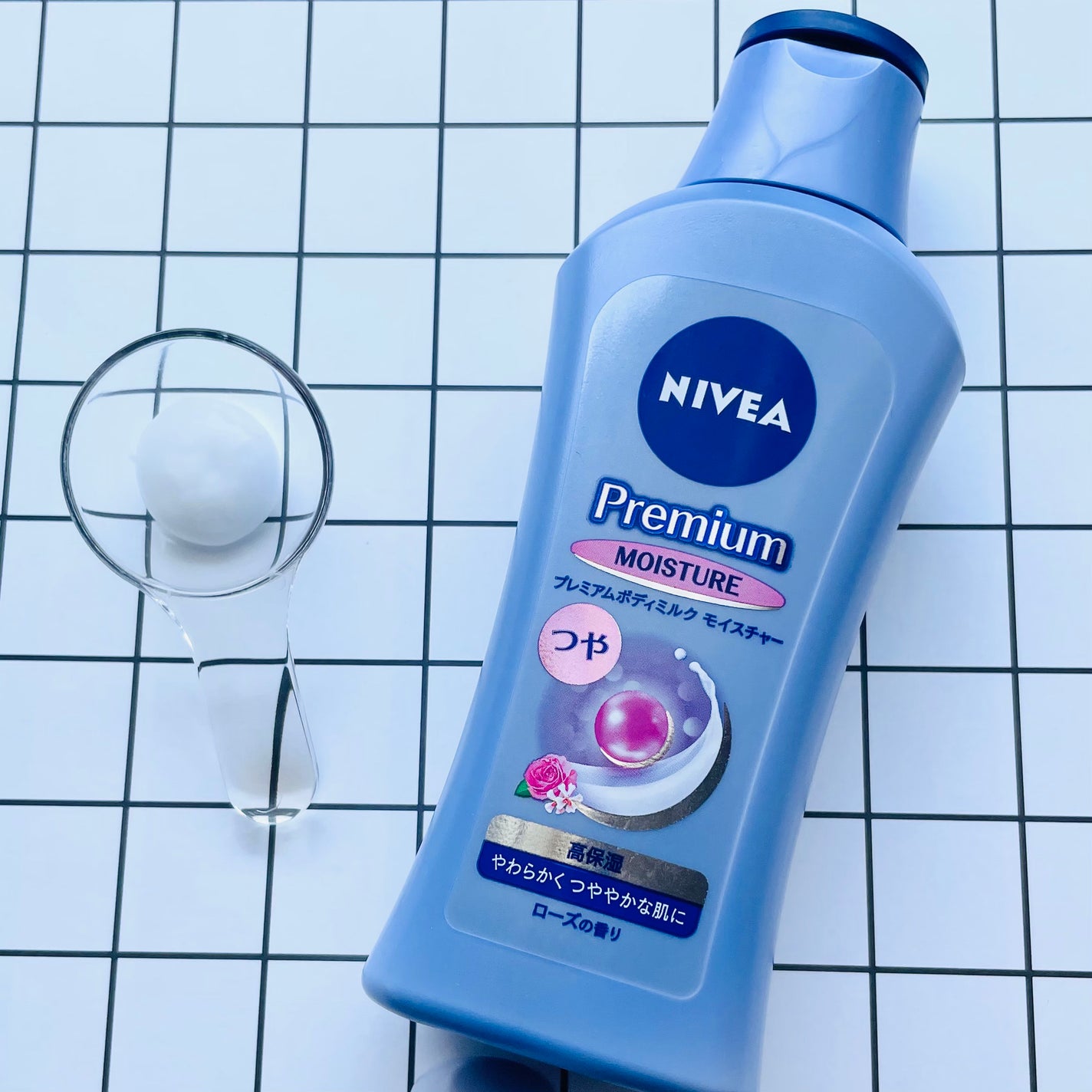 ニベア プレミアムボディミルク モイスチャー/ニベア/ボディミルクを使ったクチコミ(1枚目)