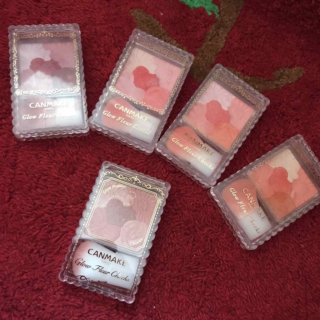 グロウフルールチークス 11 チャイフルール/キャンメイク/パウダーチークを使ったクチコミ（2枚目）