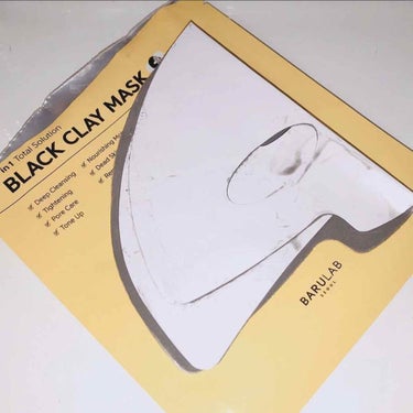 BLACK CLAY MASK(ブラッククレイマスク) 5枚入/BARULAB/シートマスク・パックを使ったクチコミ（3枚目）