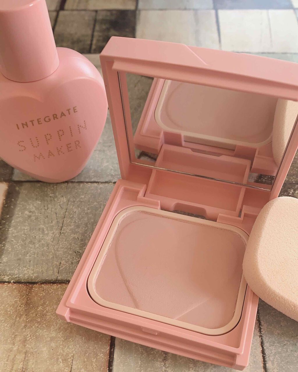 すっぴんメイカー　CCパウダー/インテグレート/プレストパウダーを使ったクチコミ（2枚目）