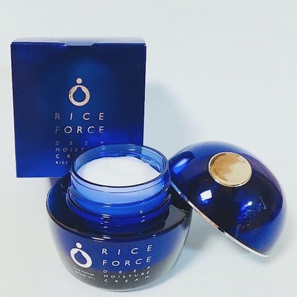 ディープモイスチュアクリーム/ライスフォース/フェイスクリームを使ったクチコミ(7枚目)