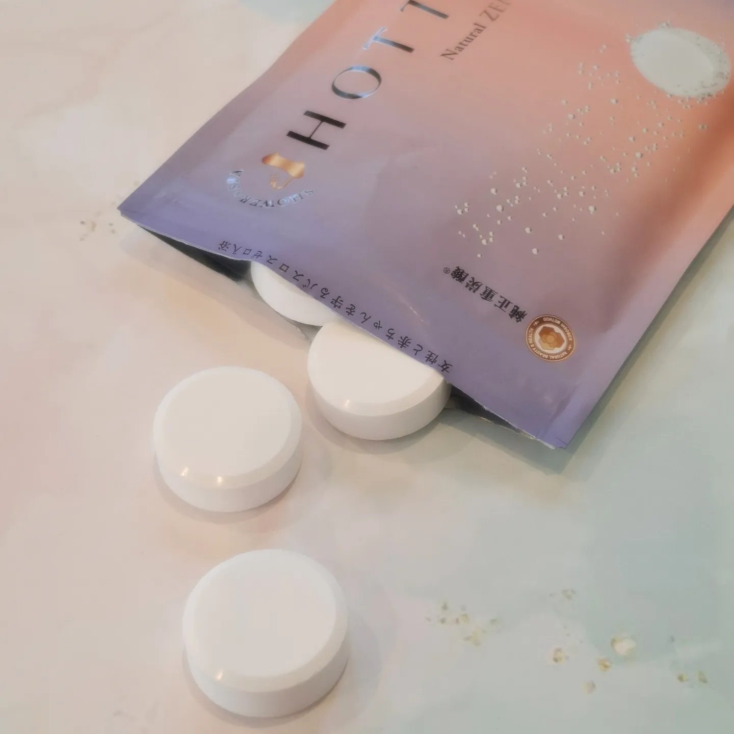 HOT TAB NATURAL ZEN SHOWER/HOT TAB/炭酸系入浴剤を使ったクチコミ（2枚目）