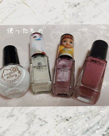 ディズニー ネイルカラー ダスティピンク/Decorative Nail/マニキュアを使ったクチコミ（2枚目）