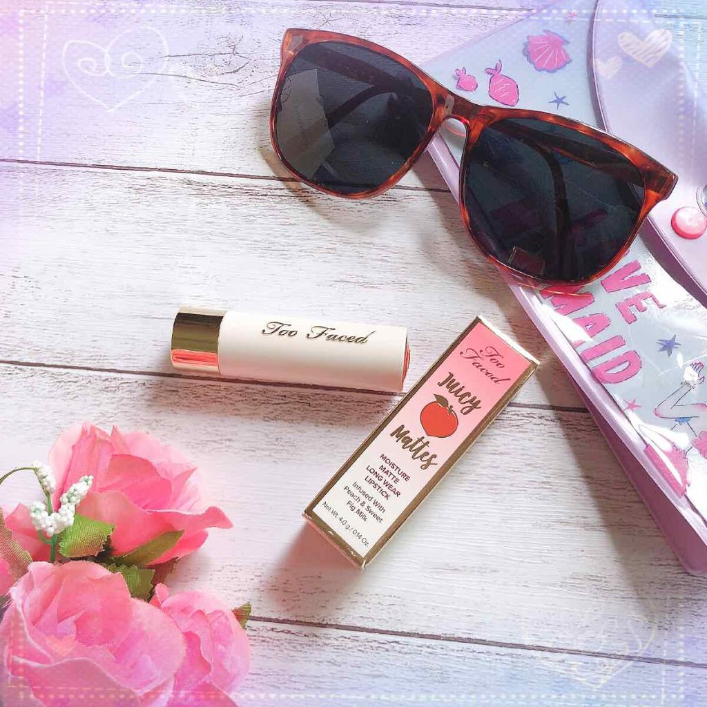 ジューシー マット ロングウェア リップスティック/Too Faced/口紅を使ったクチコミ（1枚目）