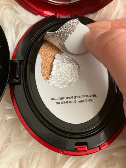 マスク フィット レッド クッション/TIRTIR(ティルティル)/クッションファンデーションを使ったクチコミ(4枚目)