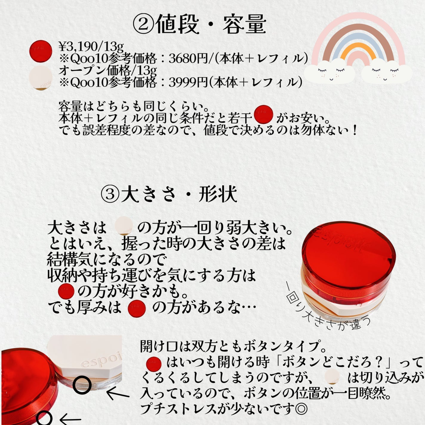 プロテーラービーベルベットカバークッション/espoir/クッションファンデーションを使ったクチコミ(4枚目)