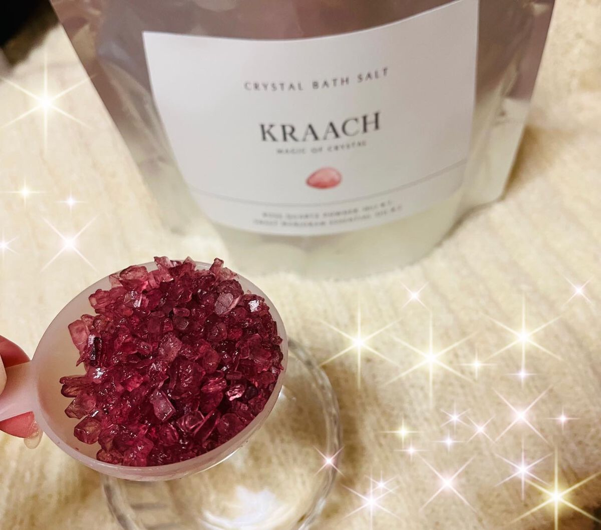 クリスタルバスソルト ローズクォーツ KRAACH