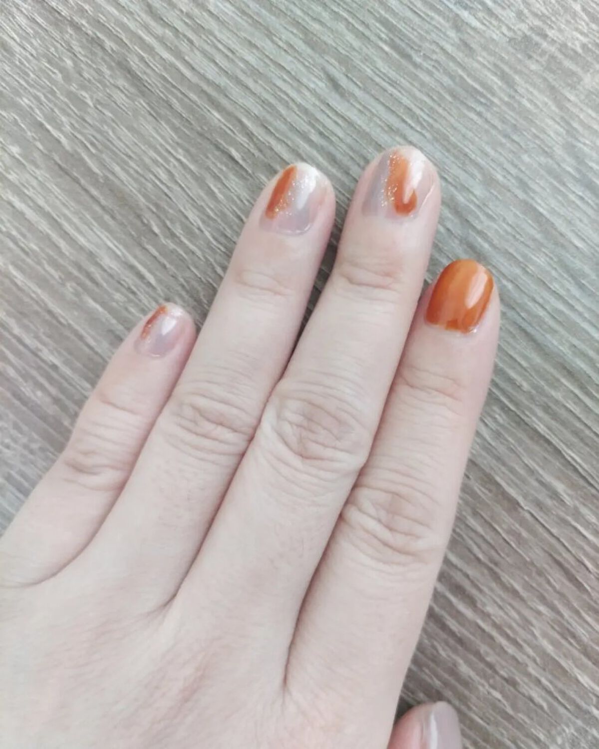 チャームスティックジェル #16 シルバー/OMD/オールインワンネイルを使ったクチコミ（3枚目）