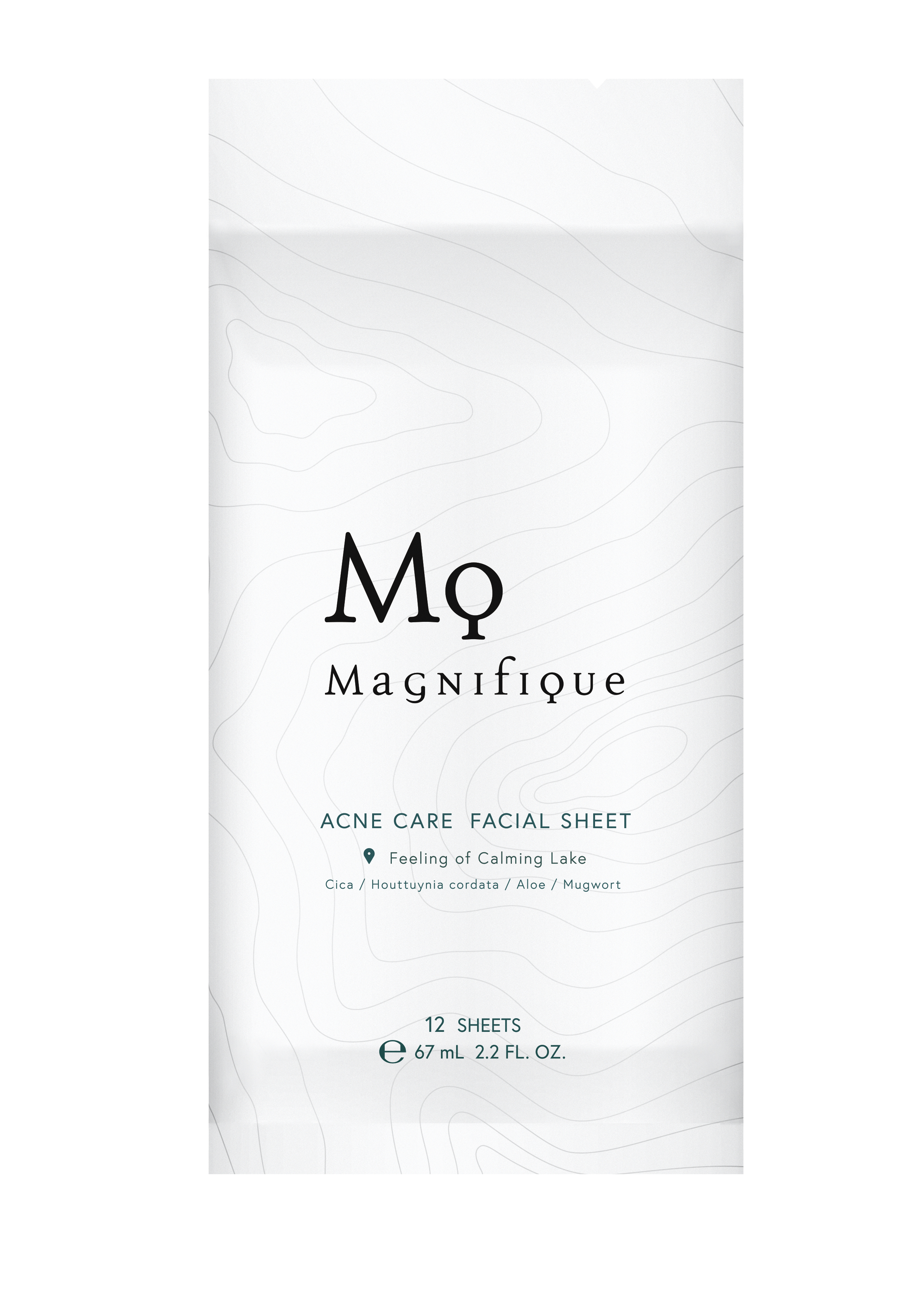 マニフィーク アクネケア  フェイシャルシート<ふきとり化粧水>【医薬部外品】 12枚入