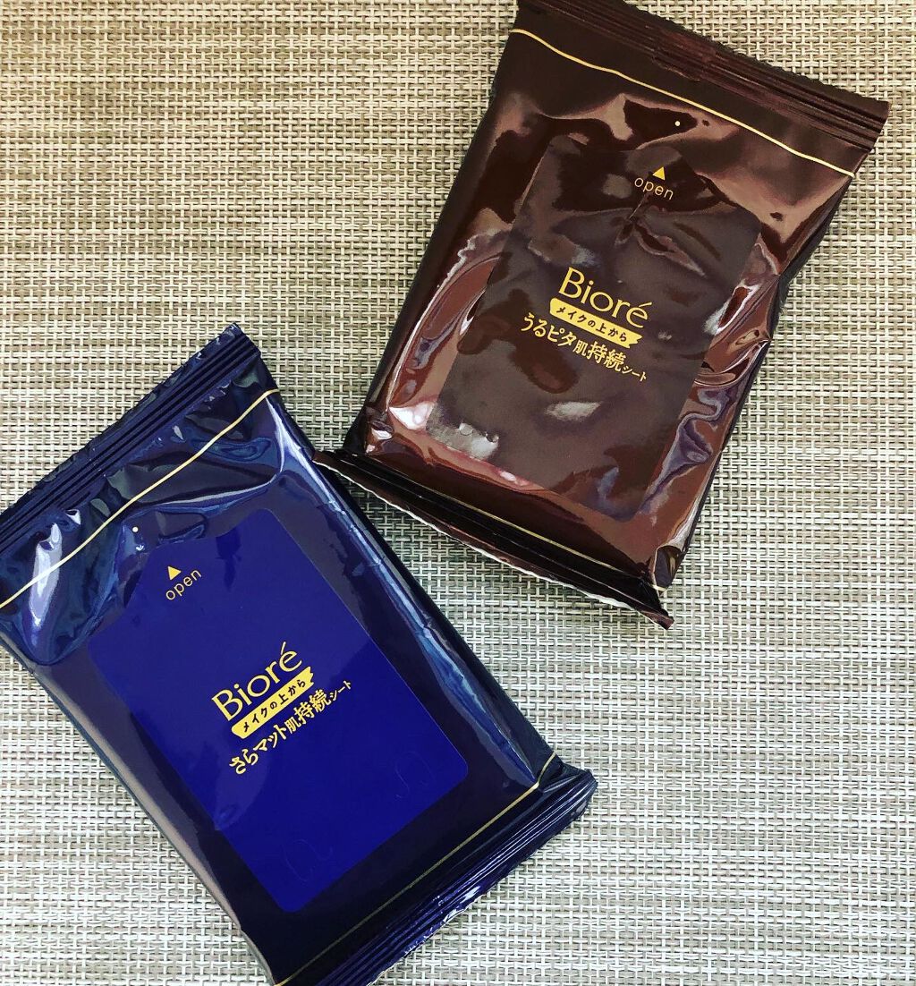ビオレメイクの上からうるピタ肌持続シート/ビオレ/フェイスシートを使ったクチコミ（2枚目）