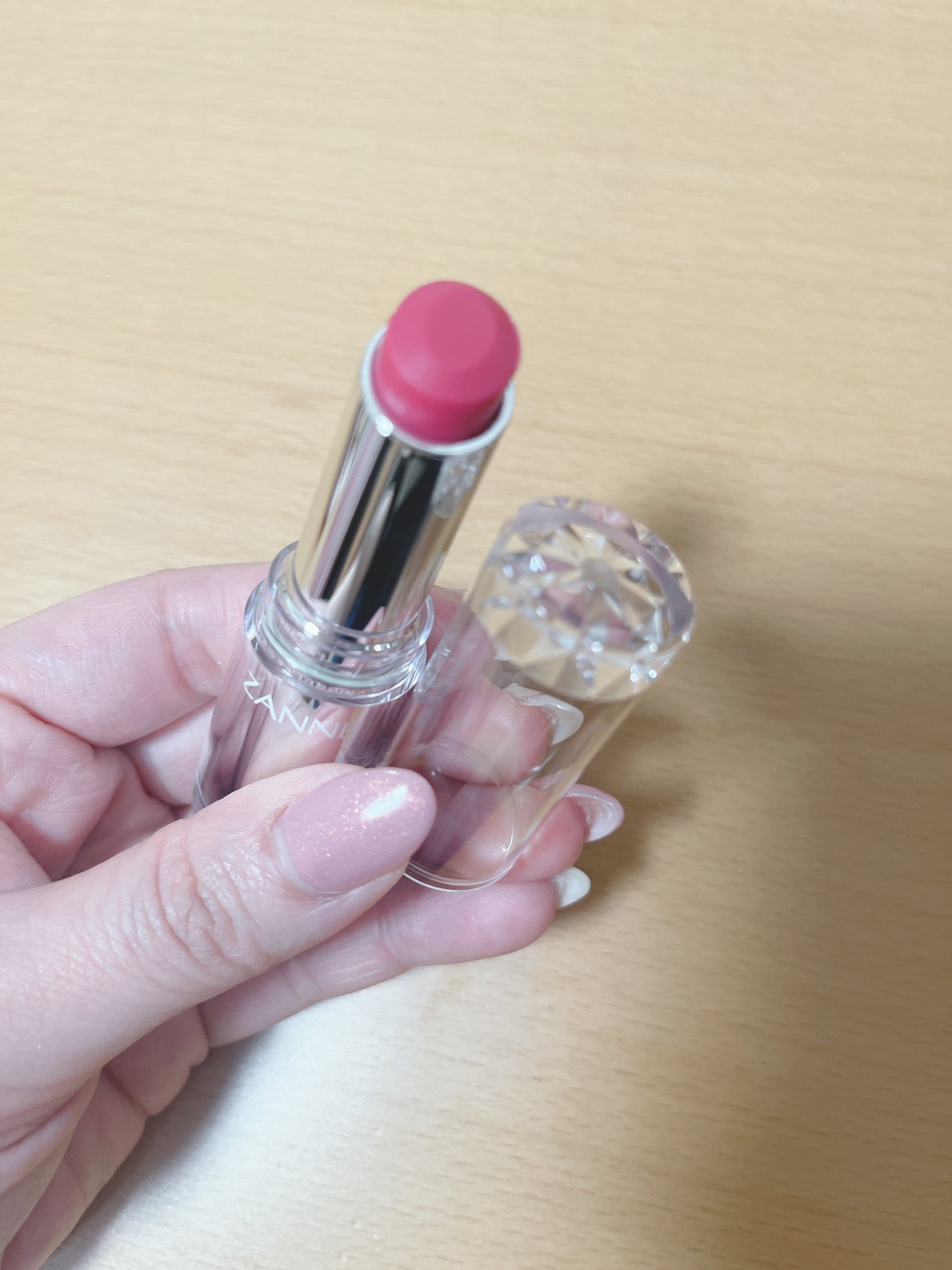 ラスティンググロスリップ/CEZANNE/口紅を使ったクチコミ(2枚目)