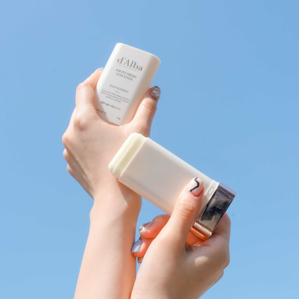 エアーフィットフレッシュサンスティック/ダルバ/日焼け止めスティックを使ったクチコミ（1枚目）