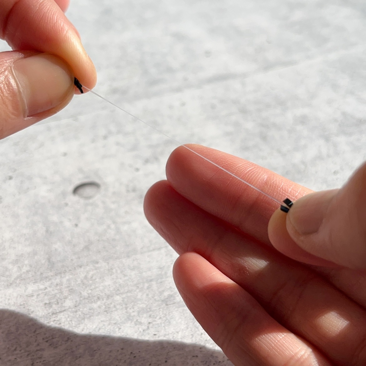 ブラックファイバー120<下地&カッター付き>スーパーハードタイプ 120本入/メザイク/二重まぶた用アイテムを使ったクチコミ（2枚目）