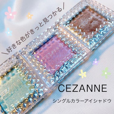 シングルカラーアイシャドウ/CEZANNE/パウダーアイシャドウを使ったクチコミ（1枚目）