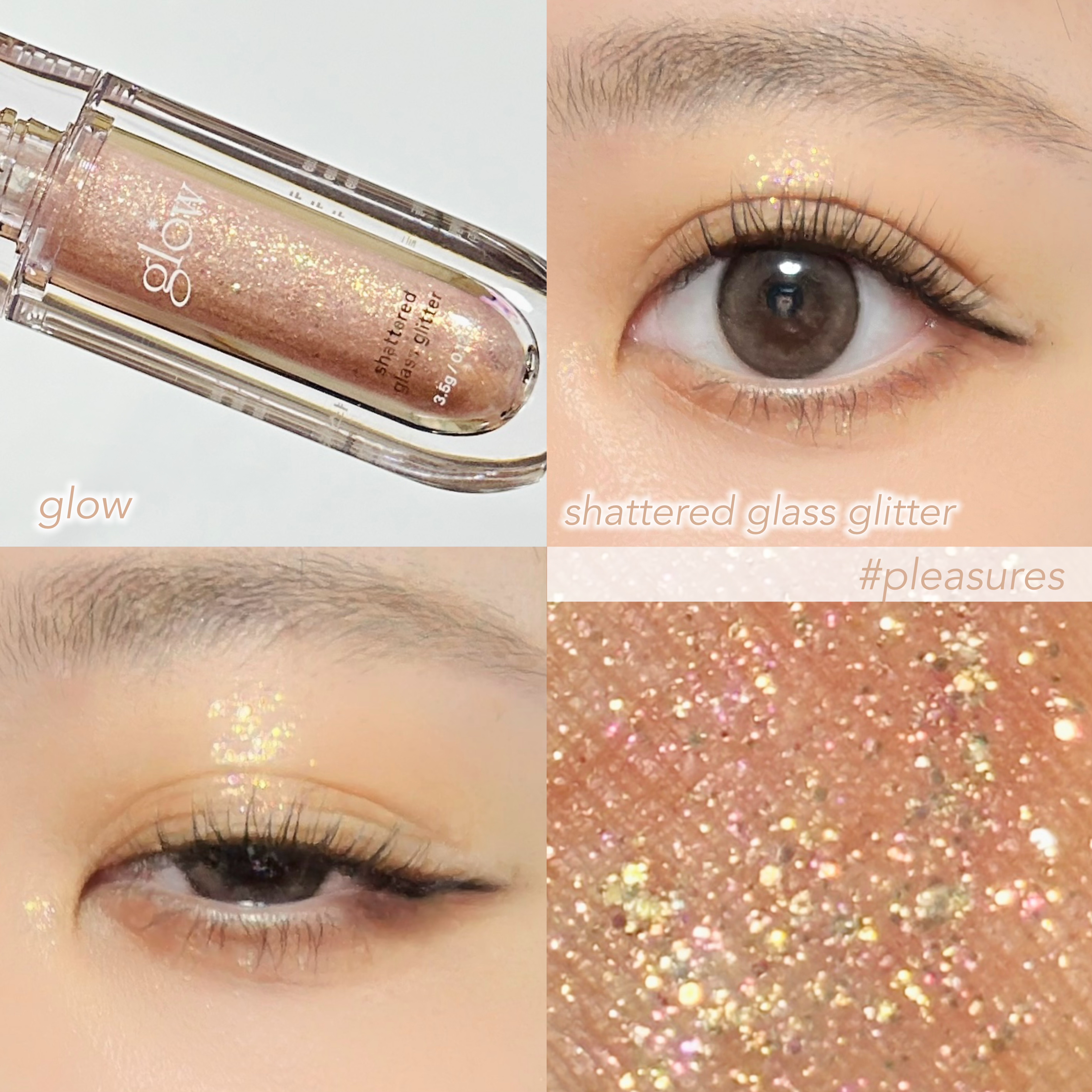 グラスグリッター #プレジャーズ/glow/グリッターを使ったクチコミ（1枚目）