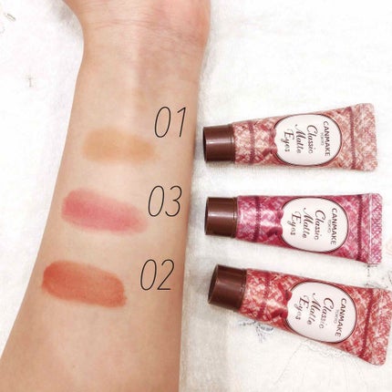 クラシックマットアイズ/キャンメイク/ジェル・クリームアイシャドウを使ったクチコミ(2枚目)